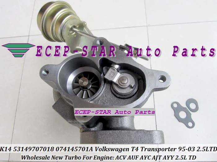 K14 53149707018 53149887018 074145701A 7018 Turbo турбонагнетатель для Volkswagen VW T4 транспортер 1995-03 ACV AUF AYC AJT AYY 2.5L