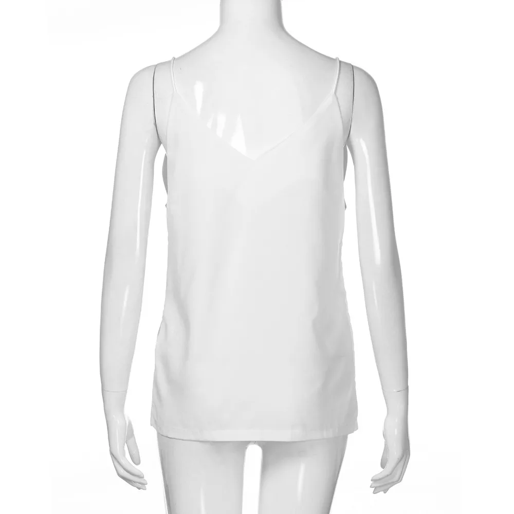 Женские летние кружевные лоскутные с v-образным вырезом топики Сексуальная рубашка Топ Блузка