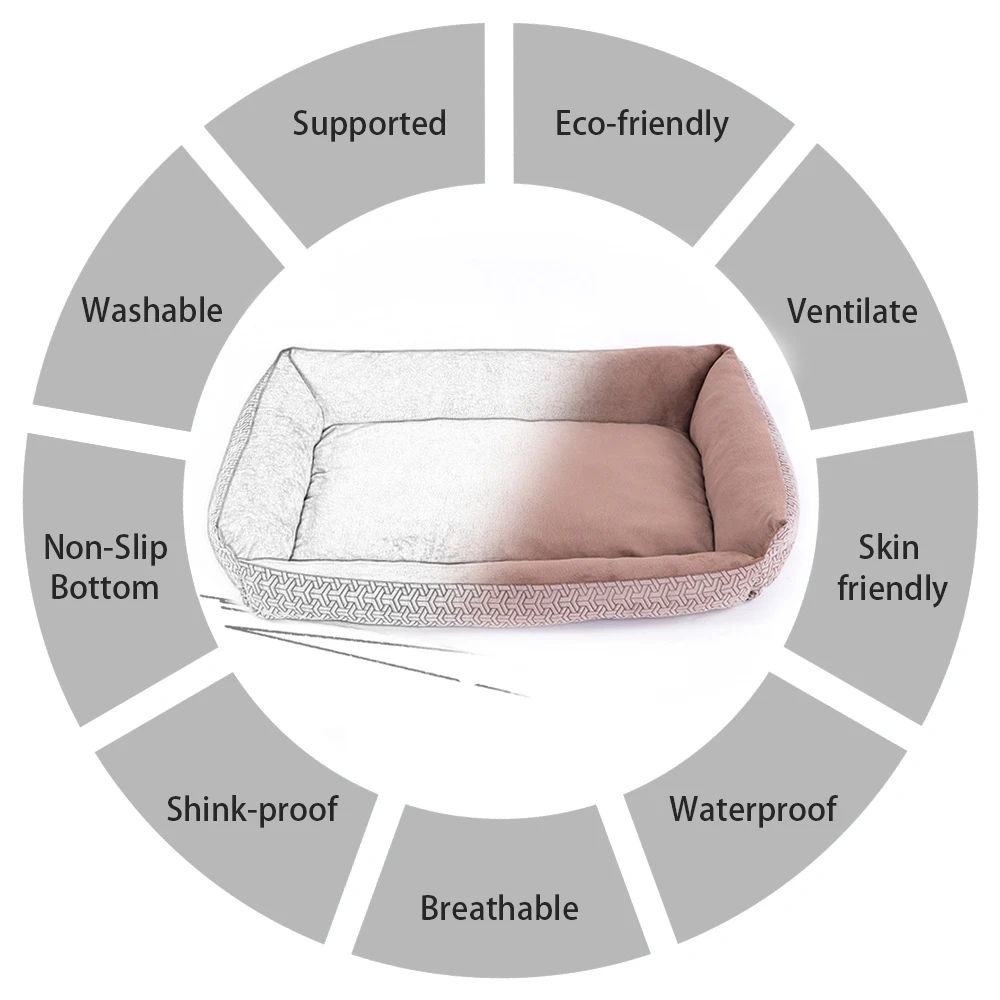 Кровать для домашних животных, диван, большая кровать для собак, для маленьких, средних и больших собак, коврики для скамейки, лежака, кошки, чихуахуа, щенка, кровать, питомник, товары для домашних животных