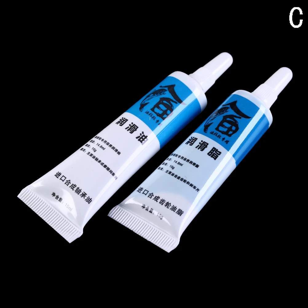 

Gmarty 2Pcs Fishing Reel Metal Bearing Lubricating Oil Lubricating Grease Set Kits Fish Tool 3 Style