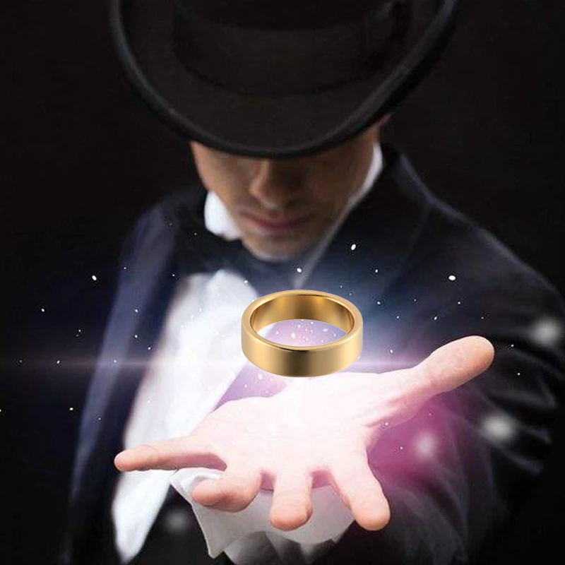 

Magnetic Ring Tricks Magnet Coin Finger Magic Toys Fantasy Ring Magnet Pro Magic Accessories 18mm/19mm/20mm/21mm