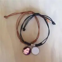 Сублимационные браслеты для женщин и мужчин, пара браслетов на День святого Валентина, горячая печать, пустые расходные ювелирные изделия, 10 пара/лот