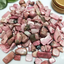100 г натуральный розовый красный родохрозитовый камень Кристальный гравий камень кварц минеральный исцеляющий садок для рыбы, горшок для растений, Decoration10mm