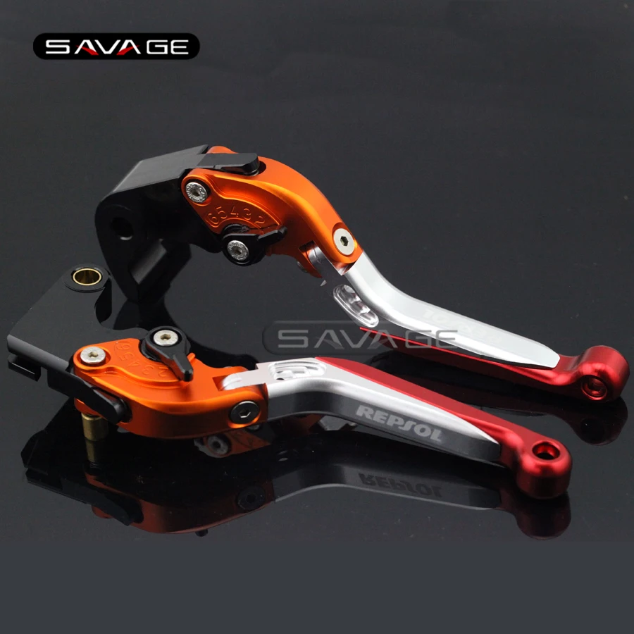 

For HONDA CBR 1000RR CBR1000RR 2008-2016 Motorcycle Adjustable Folding Extendable Brake Clutch Levers logo REPSOL