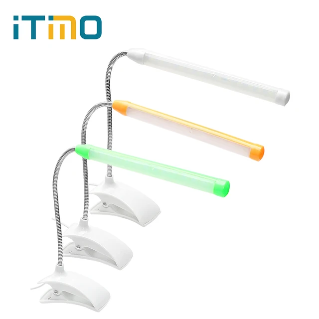 Us 3 09 30 Off Itimo Flexible Gooseneck Reading Light Portable Clip On Eye Protection Book Light For Children Bedroom Usb Led Desk Lamp In Desk