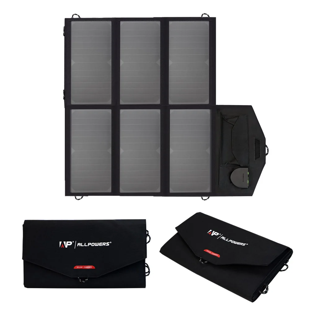 ALLPOWERS Portable Solar Panel Solar Battery 5V 12V 18V 36W Foldable