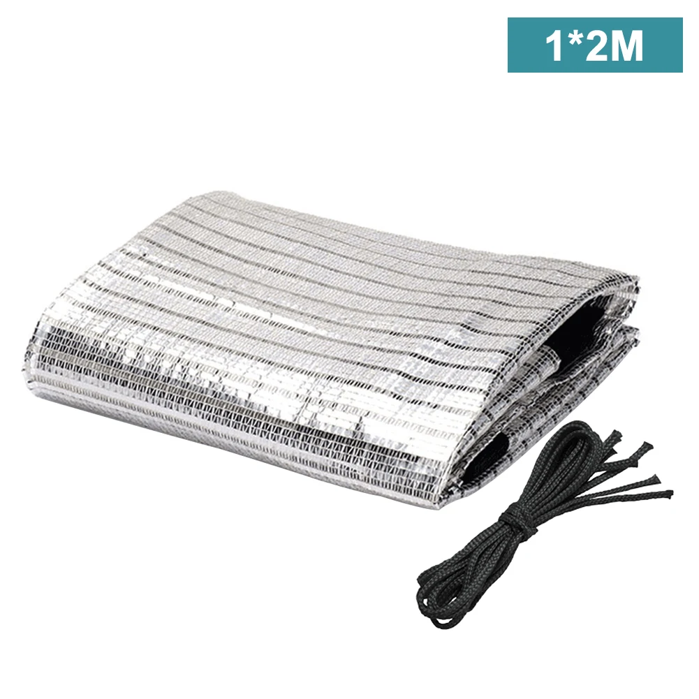 

Practical Aluminum Foil Awning Anti UV Portable Sun Shelter Sail Balcony Outdoor Shade Net Garden Patio Protective Reflective