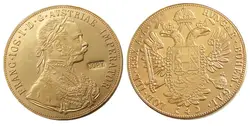 1915 Австрия-Габсбург 4 Ducats-Franz Joseph Copy Decorate Coin