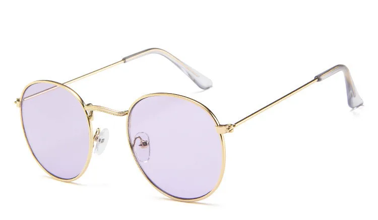 DJXFZLO Retro oval sunglasses Women/Men  brand designer vintage small black Red Yellow  shades sun glasses Oculos De Sol best sunglasses for women Sunglasses