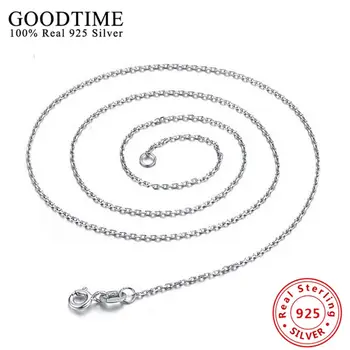 

Wholesale Sterling Silver Jewelry Pure Silver Round Rolo Chain Necklace Real Solid 925 Sterling Silver Link Chains AJC001