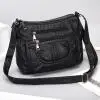 Сумки для женщин модная дикая простая сумка-мессенджер для девочек Новая черная сумка на плечо Повседневная сумка K521 - Цвет: D
