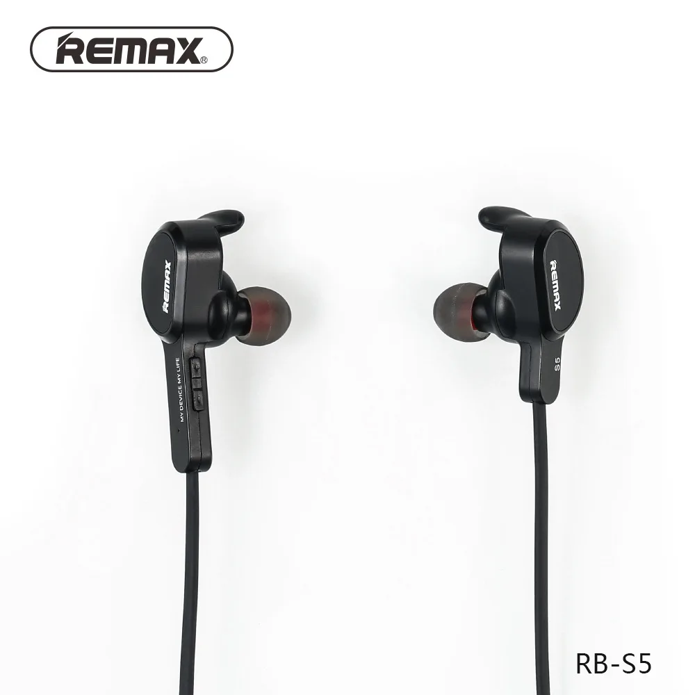 

Original Remax RB-S5 Wireless Earphone Sports Bluetooth V4.1 Headset Stereo Earphones Handsfree For iPhone iPad Xiaomi phones