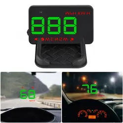 A5 gps HUD Дисплей км/ч миль/ч цифровой Скорость ometer Скорость Предупреждение сигнализации автомобильные аксессуары