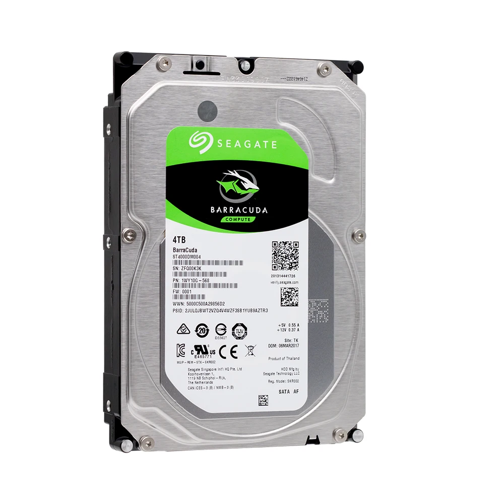  Seagate ST4000DM004 disco duro interno HDD de escritorio de 4 TB 5400 RPM SATA 6 Gb/s 256 MB caché 
