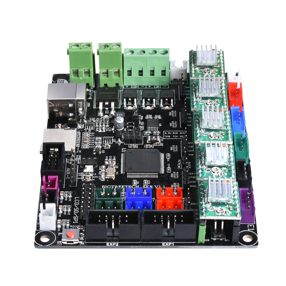 BIGTREETECH SKR V1.1 гладкая плата с ARM cpu управления 32 бит материнская подходит TMC2130 A4988