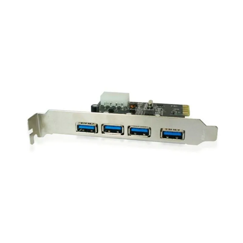 4 порта USB 3,0 PCI-e Плата расширения PCI express PCIe USB 3,0 концентратор адаптер 4-портовый USB3.0 контроллер USB 3 0 PCI e PCIe NEC chipest