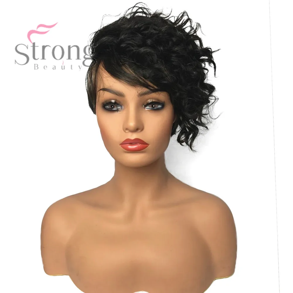 Pixie Cut hair Asymmetrical Side Bang Wigs 941 SD227 (4)