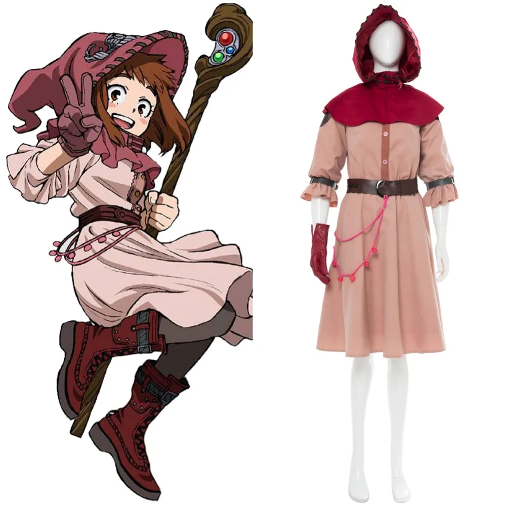 Boku no Hero Academy My academic очако урарака маскарадный костюм ведьмы Uraraka Ochako карнавальный