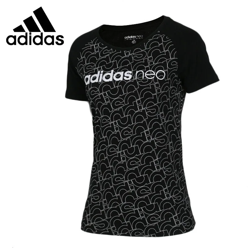 Новое поступление. Оригинальная женская футболка с логотипом Adidas NEO Label Fav.