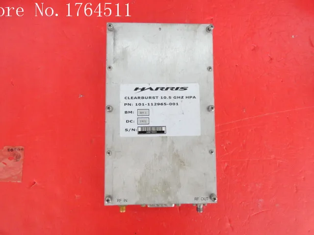 

[BELLA] HARRIS 101-112965-001 10.5Ghz SMA supply amplifier