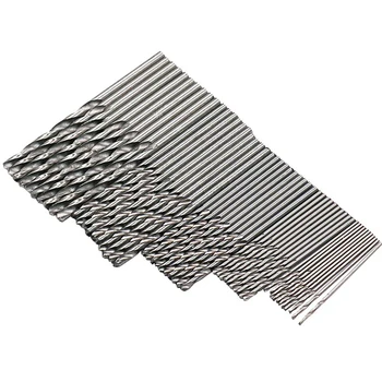 

50pcs HSS Twist Drilling Bits Straight Shank Electrical Drill Tool Electric Drill Rotary Tool For Woodworking Drilling