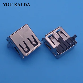 

100pcs High quanlity 2.0 USB Interface Female USB Jack Connector Socket for PC/Tablet