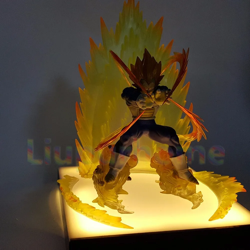 Dragon Ball Z Вегета Мощность до DIY светодиодные лампы База Dragon Ball Супер Son Goku светодиодные лампы luces navidad Lampara LED