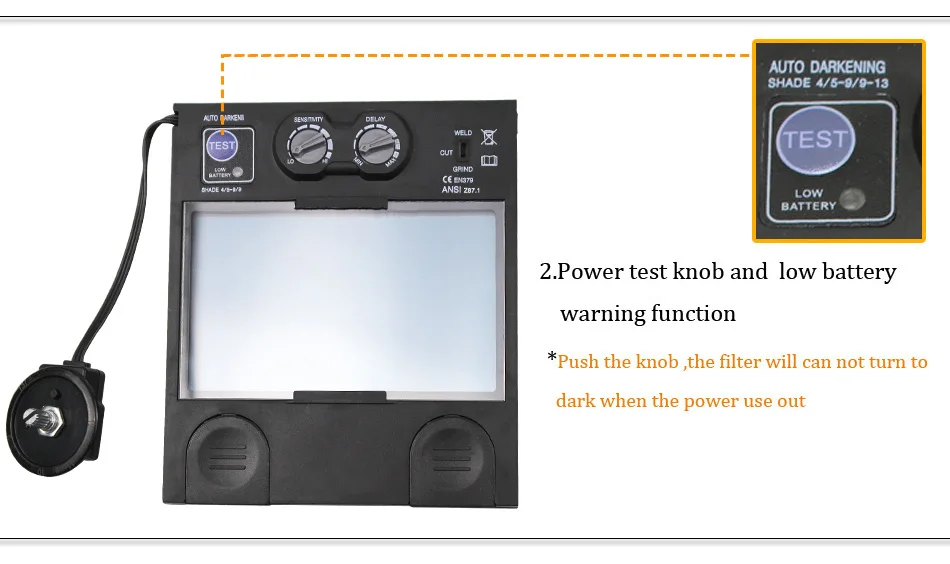 Профессиональная сменная батарея 4 датчика Солнечная Авто Затемнение/затенение шлифования Tig дуговой сварки шлем/очки для сварки/маска/крышка фильтр объектива