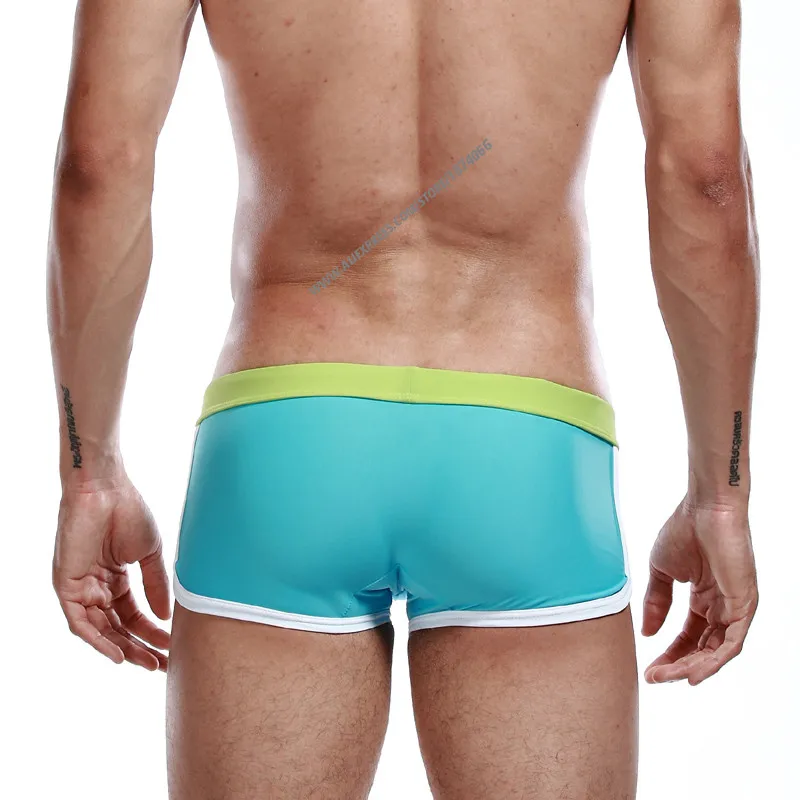 Seobean, летняя мужская одежда для плавания, спортивные шорты для плавания, низкая посадка, Мужской купальный костюм для серфинга, пляжная одежда, мужские шорты для плавания, SE39