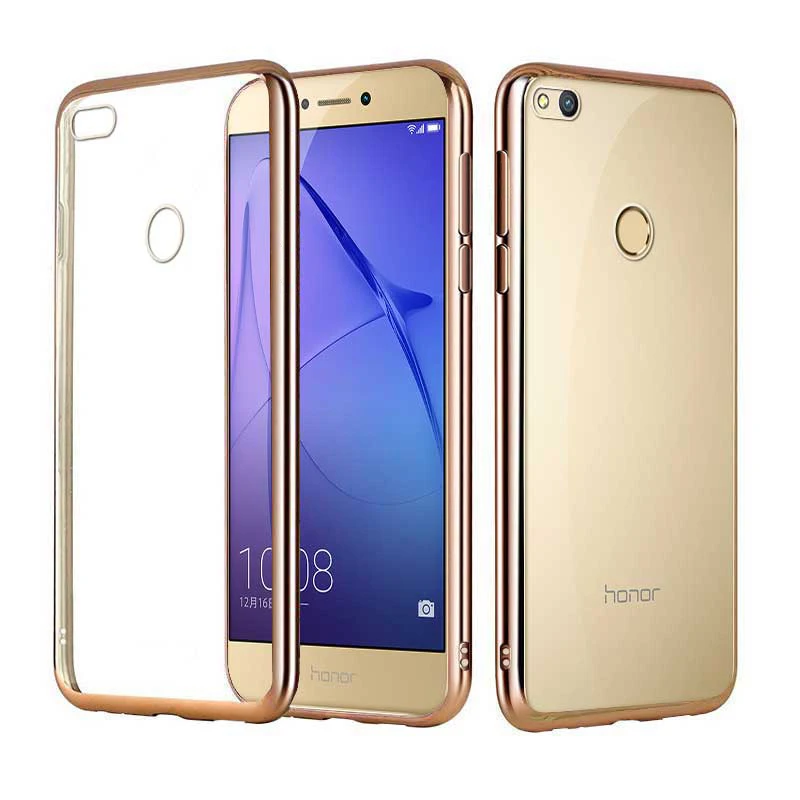 Original Coque Case For Huawei 2017 Rose Gold Plating TPU Transparent Slim Clear Soft Phone Cover Cases Silicone|case huawei p8|case for huaweicase for - AliExpress