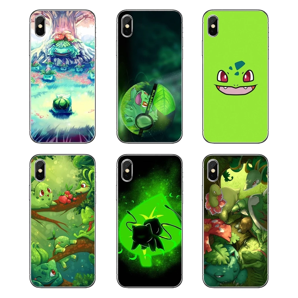 

For Huawei Honor 8 8C 8X 9 10 7A 7C Mate 10 20 Lite Pro P Smart Plus Silicone Bag Case Pokemons Go Bulbasaur Charmander Squirtle