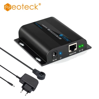 

Neoteck Receiver Unit for 120m HDMI Extender HDbitT HDMI 1080p Over Single Cat5/Cat5e/Cat6 RJ45 Support Router Switch