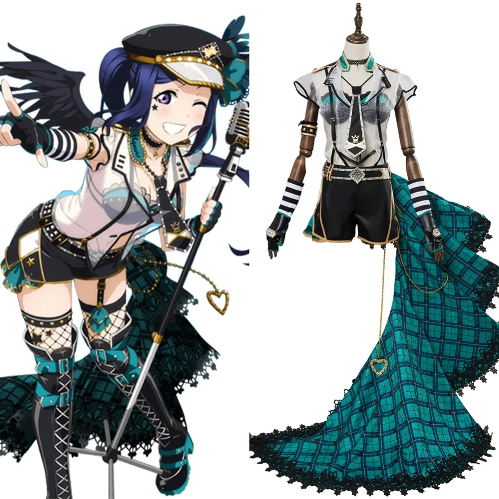 Аниме Lovelive! Love Live! Солнечный свет! Kanan Мацуура Косплэй Пожиратель богов в стиле