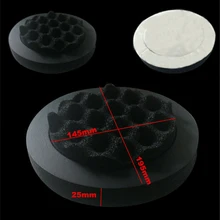 new and high quality 4Pcs 6.5" Car Door Soundproof Ring Foam Pad Woofer Speaker Noise Insulation