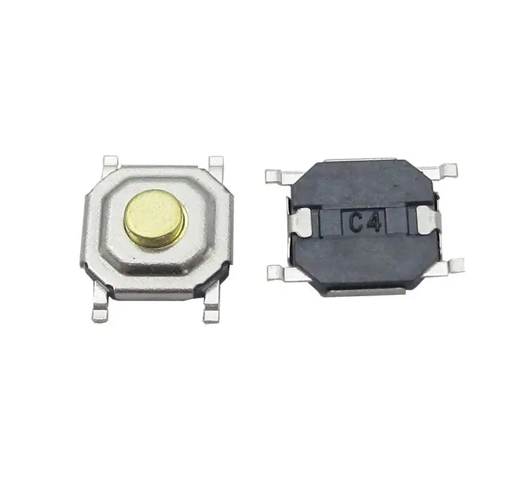 50pcs Tact switch / 4* 4* 1.7mm micro / button switch / 4x4x1.7 patch four foot switch