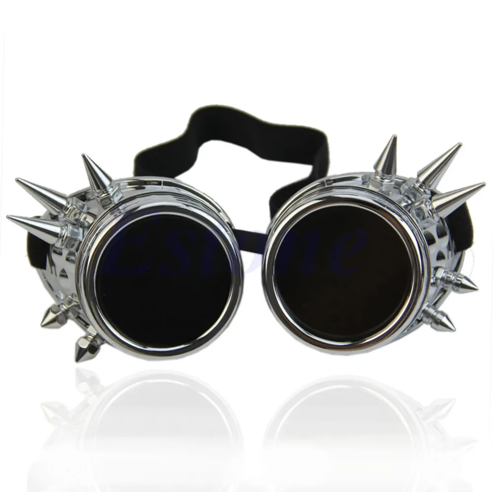 Винтажные викторианские готические Косплей заклепки защитные очки в стиле стимпанк Сварка панк