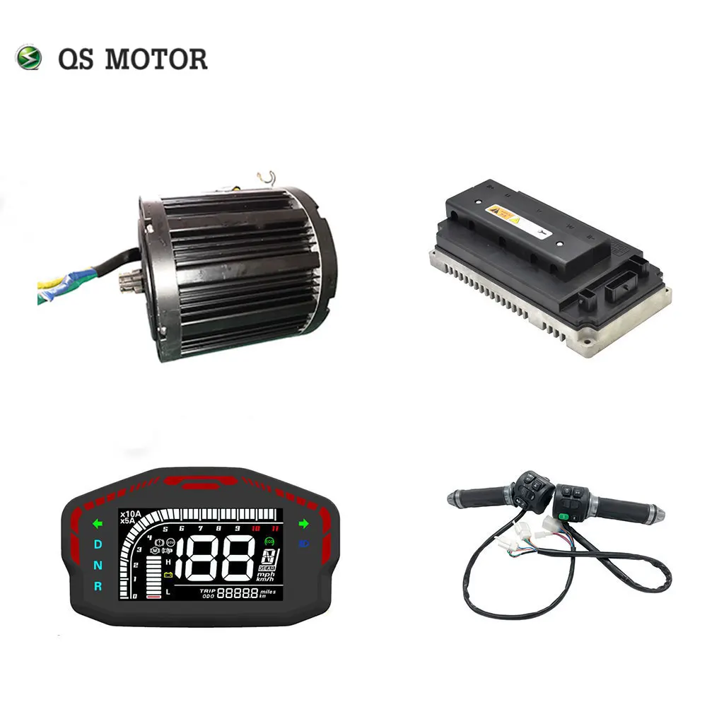 QSmotor 138 72 V 100KPH 3kw среднемоторный привод 3000 w блок питания комплекты с контроллером