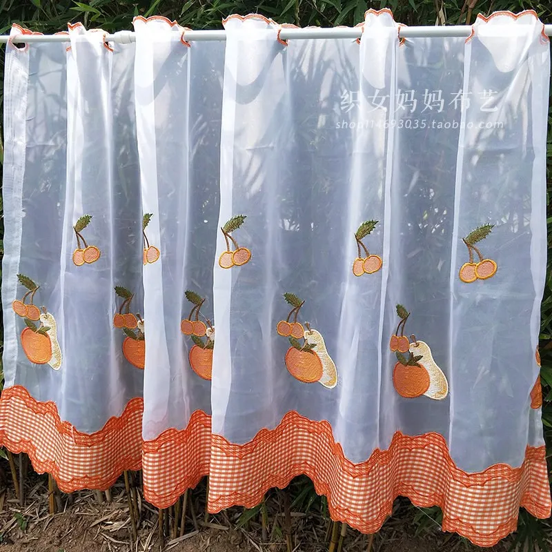 

1pc Flying Window Tulle Yarn Bay Screen Curtains for Living Room Divider Home Transparent Sheer Curtain Drapes Window Voile