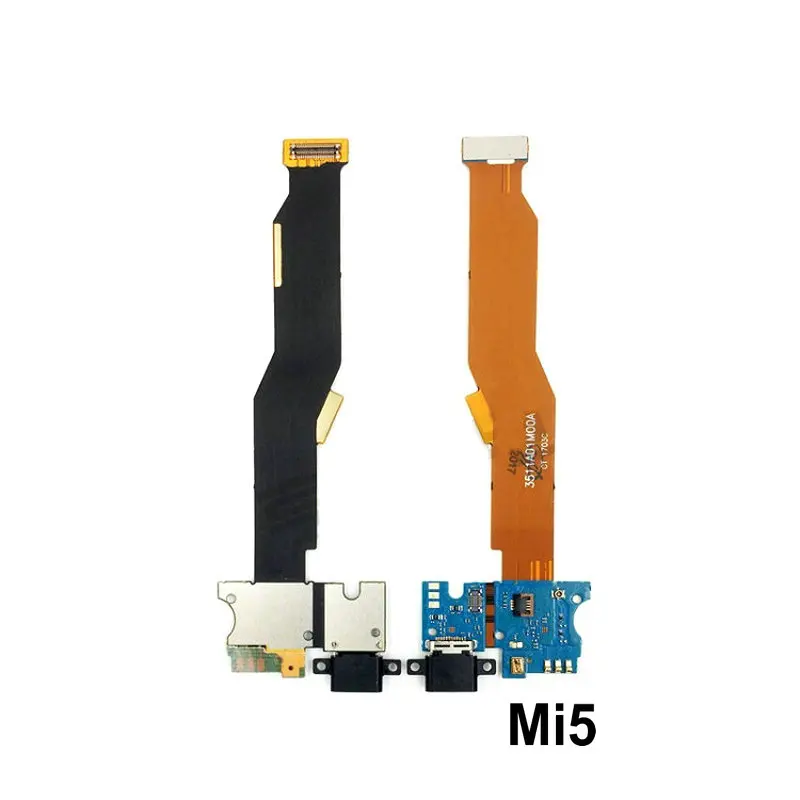 

New Microphone Module+USB Charging Port Board Flex Cable Connector Parts For Xiaomi Mi5 Mi5C Mi5sPlus Mi5X Mi A1 Replacement