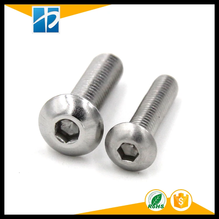

M3*12 ISO7380 stainless steel button head hex socket cap screws