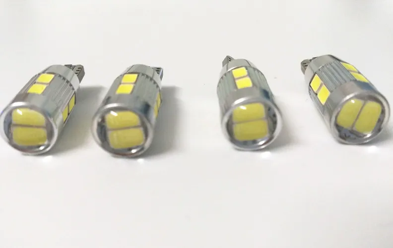 Yhkoms 10 шт. T10 W5W светодиодные лампы 10smd 5630 салона Свет 194 168 Canbus LED Парковка свет авто Номерные знаки для мотоциклов свет 12 В 6000 К