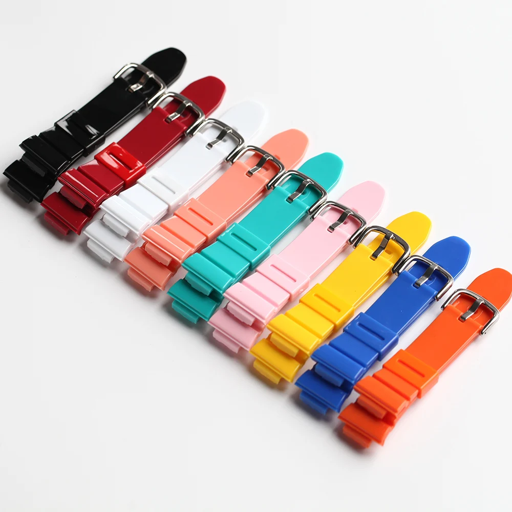 

Watch accessories 14mm for Casio CASIO BABY-G BA-111,BA-110,BA-120,BA-112 watch strap men women rubber belt wristband bracelet