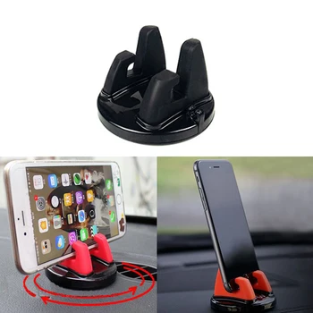 

Car Silicone Anti Slip Mount Mobile GPS Adjustable Bracket For Hyundai solaris accent i30 ix35 i20 elantra santa fe tucson getz