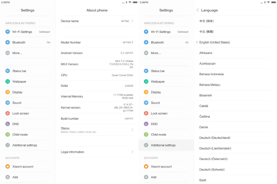 ORIGINAL XIAOMI MIPAD 2 MI PAD 2 INTEL ATOM X5 FULL METAL BODY TABLET PC 199627 9