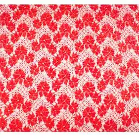 

LASUI 2 yards=1 lot New RED Embroidery flowers Corded french lace Fabric hollow DIY for dress C0182