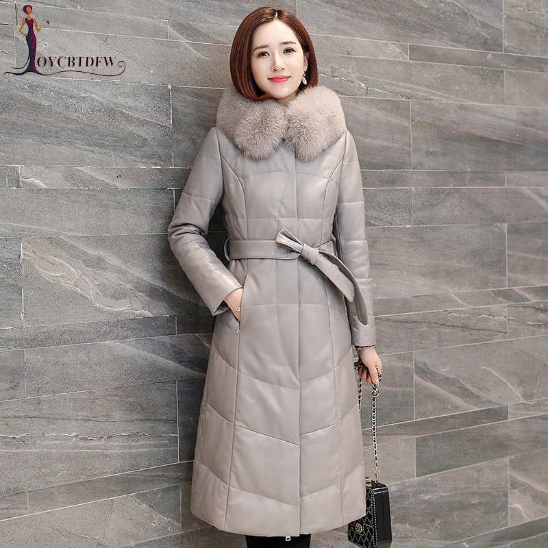 women's genuine leather parkas