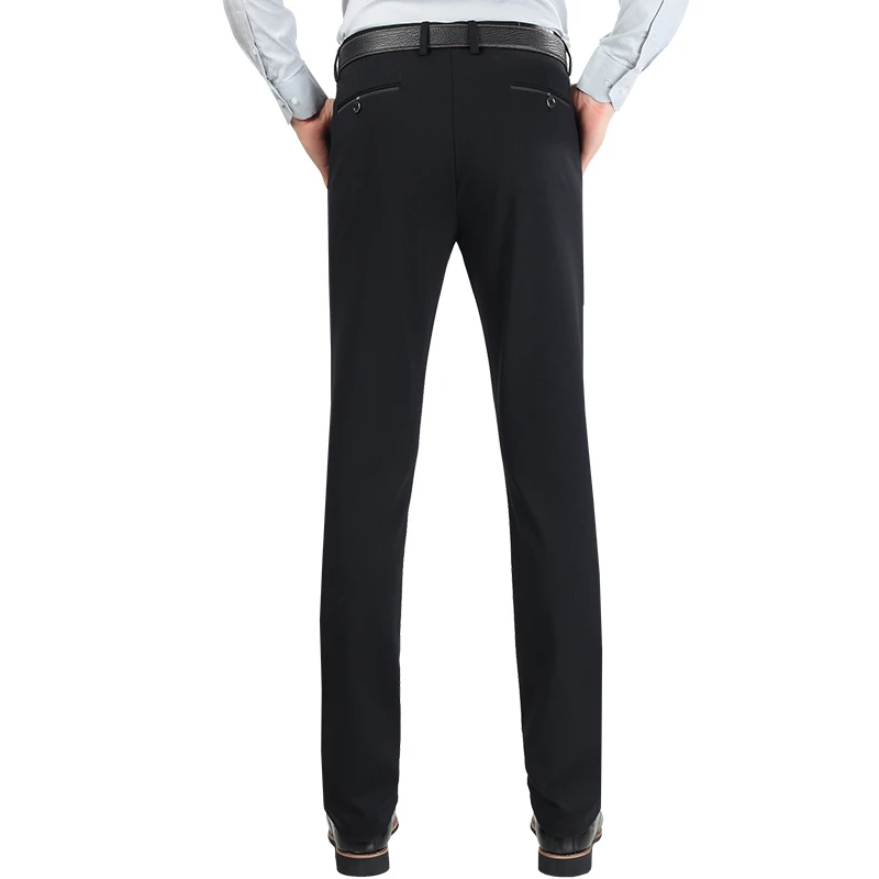 Мужской костюм-брюки и черные и белые полосатые мужские брюки мужской вариант брюк Модные клетчатые повседневные брюки