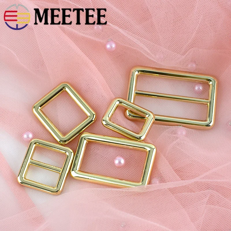Meeetee 4 шт. 20/25/32/38 мм металлический уплотнительное кольцо в виде буквы D пряжка