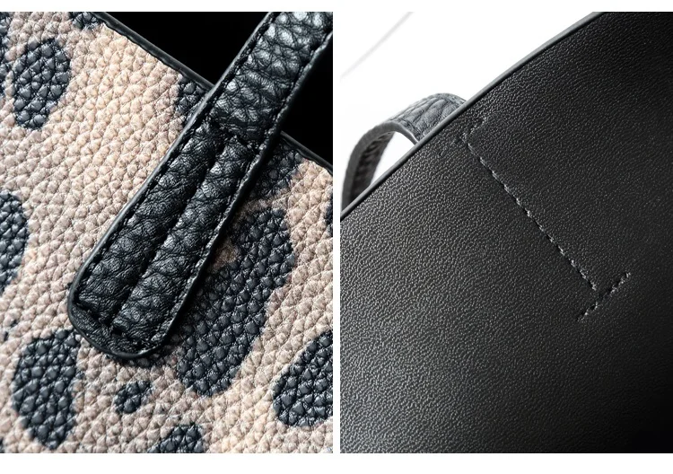 NIGEDU Fashion leopard large women handbag Brand Designer Shoulder Bag for Female Crossbody Bags PU Leather lady Big Totes (4)