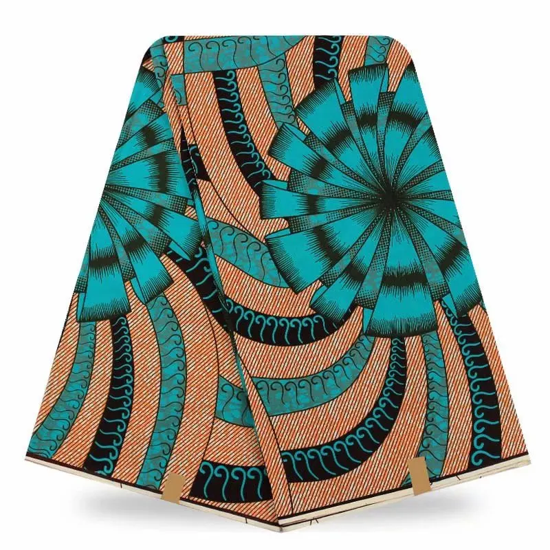 

2019 High Quality African prints fabric veritable dutch wax real hollandais wax Nigerian style 6 yards/pcs 100% cotton ! J30519